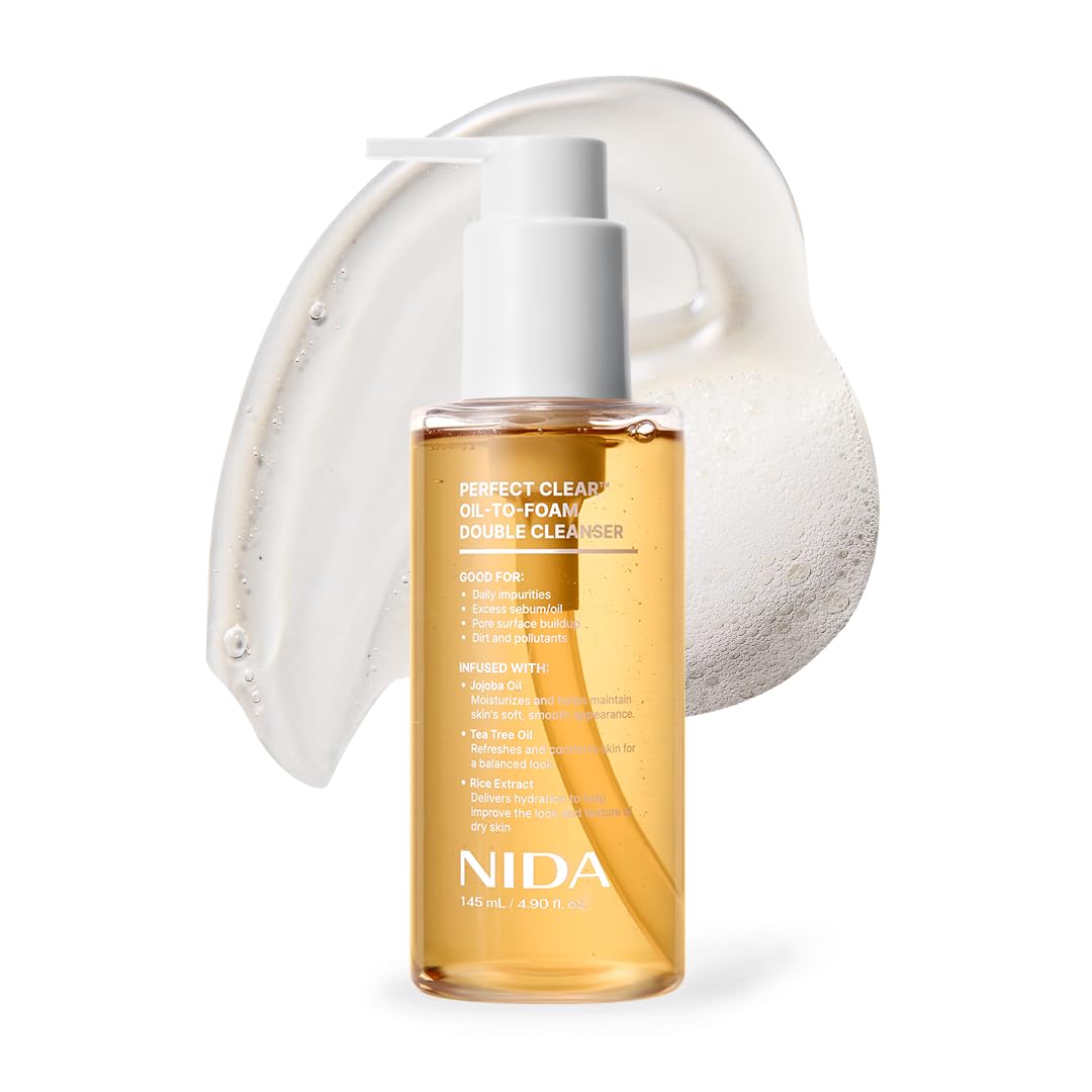 Amazon.com: NIDA Perfect Clear™ Oil-To-Foam Double Cleanser